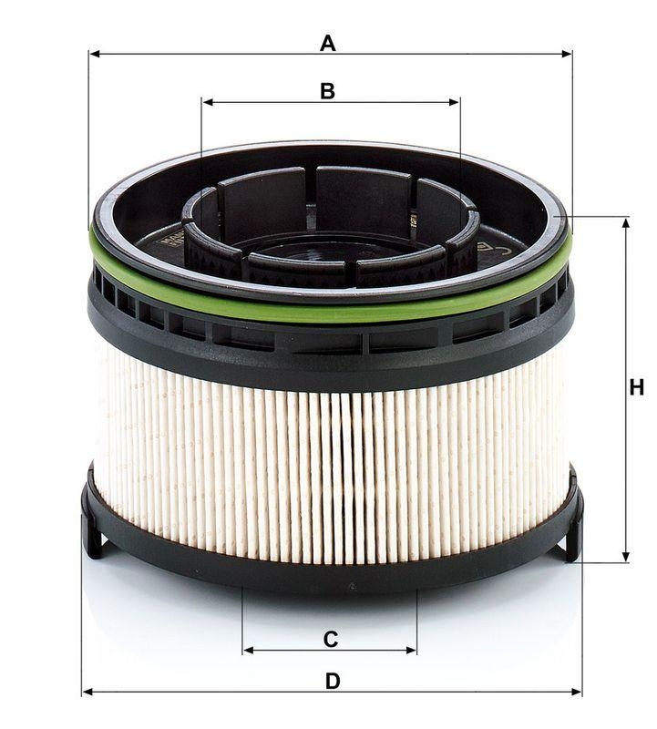MANN-FILTER PU 11 001 z KIT Kraftstoffilter f&uuml;r Mercedes-Benz