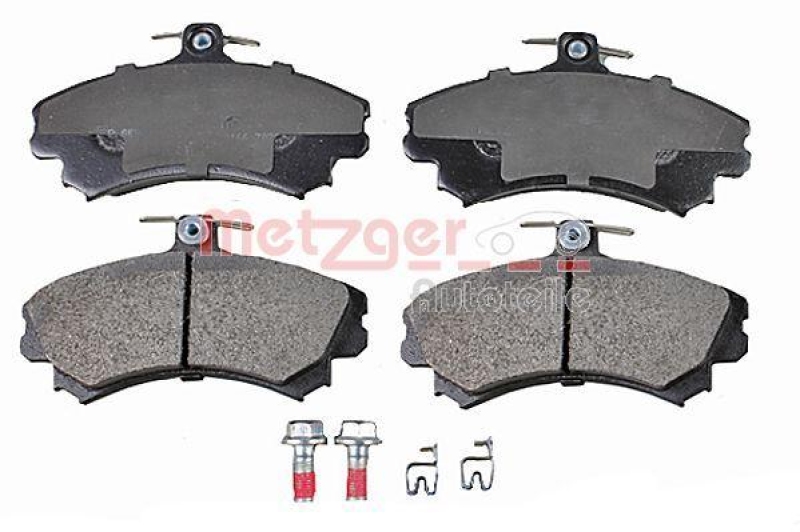 METZGER 1170166 Bremsbelagsatz, Scheibenbremse WVA 21 796