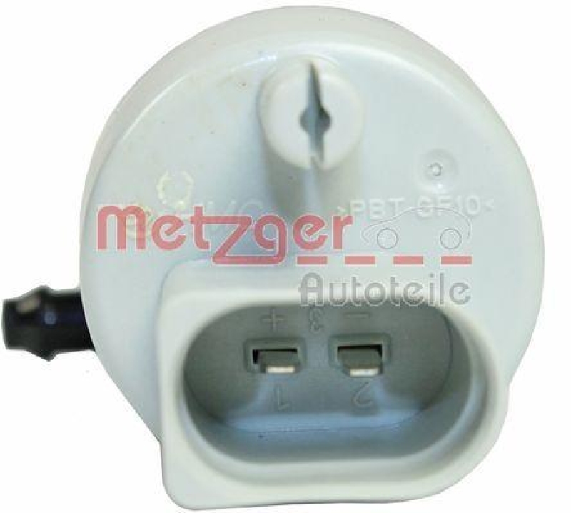 METZGER 2220084 Waschwasserpumpe, Scheibenreinigung für MB/SMART vorne