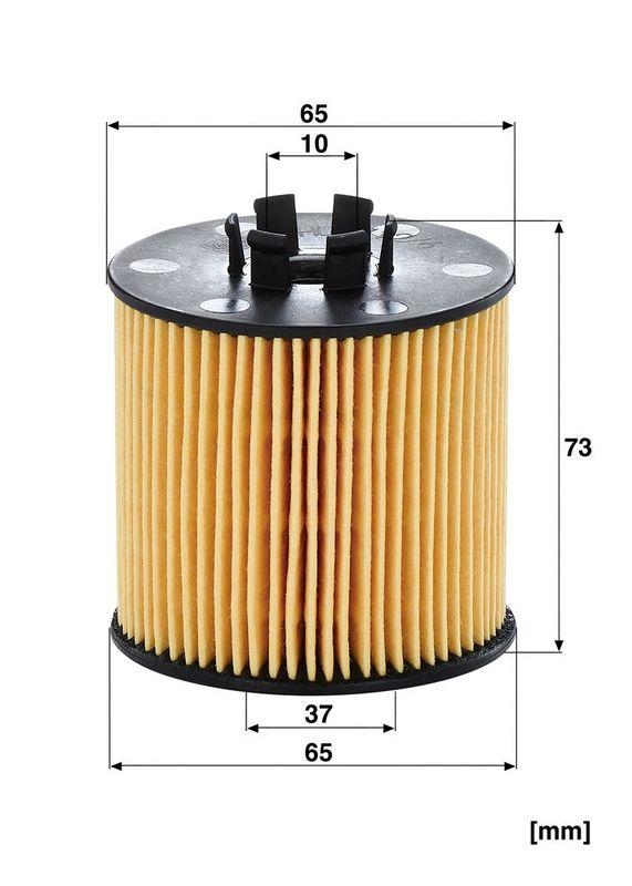 MANN-FILTER HU 712/6 x &Ouml;lfilter f&uuml;r VW