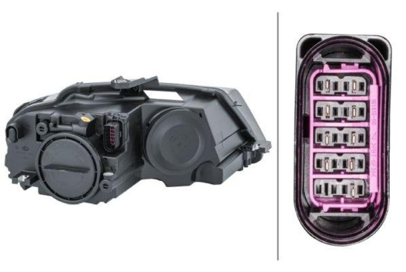 HELLA 1EJ 009 648-011 Heckscheinwerfer links Halogen AUDI