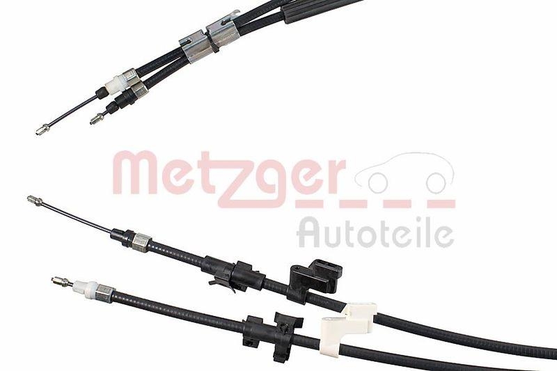 METZGER 10.5378 Seilzug, Feststellbremse f&uuml;r FORD hinten links/rechts