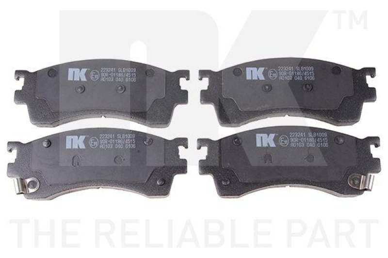 NK 223241 Bremsbelagsatz, Scheibenbremse f&uuml;r FORD USA, MAZDA