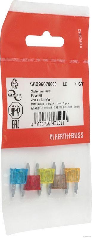 HERTH+BUSS 50296670066 Sicherungssatz MINI Smart-Glow, 2 - 20 A, 5 pcs