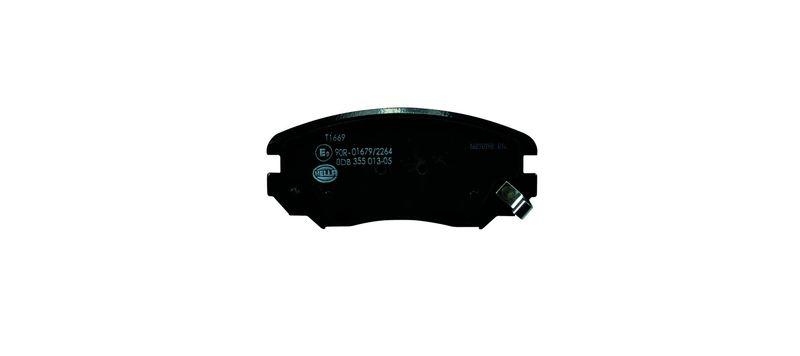 HELLA 8DB 355 013-051 Bremsbelagsatz, Scheibenbremsbelag für OPEL/SAAB/VAUXHALL/...