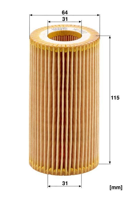 MANN-FILTER HU 718/1 n &Ouml;lfilter f&uuml;r Opel