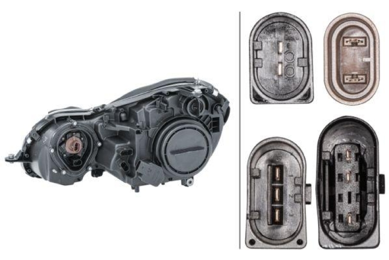 HELLA 1EL 008 369-081 Heckscheinwerfer rechts Halogen MB