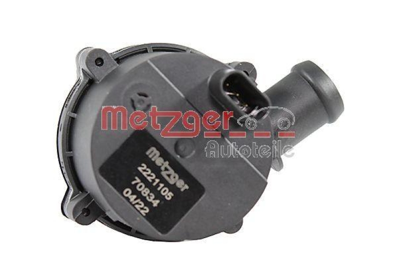 METZGER 2221105 Zusatzwasserpumpe f&uuml;r AUDI/SEAT/SKODA/VW