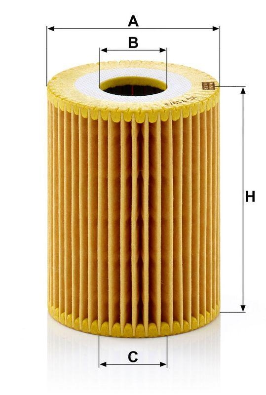 MANN-FILTER HU 719/3 x &Ouml;lfilter f&uuml;r Opel