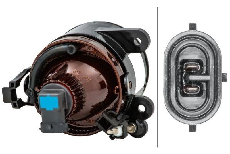 HELLA 1N0 270 595-011 Nebelscheinwerfer links Halogen VW