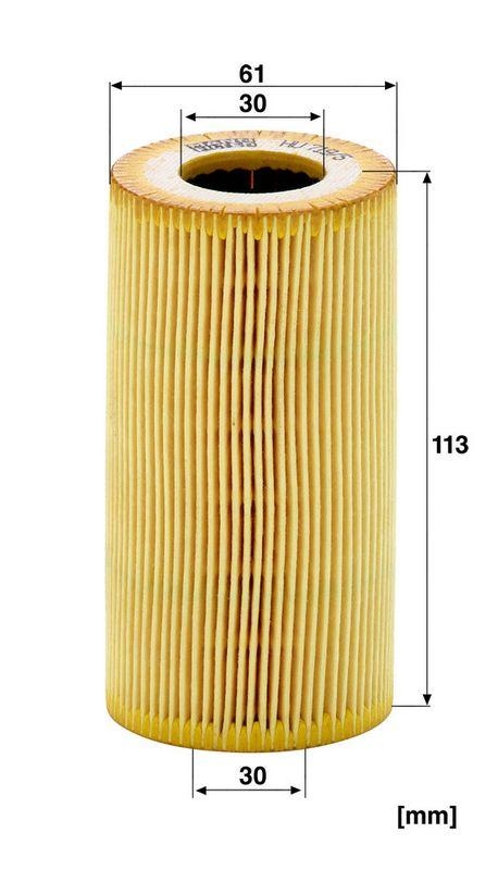MANN-FILTER HU 719/5 x &Ouml;lfilter f&uuml;r Porsche