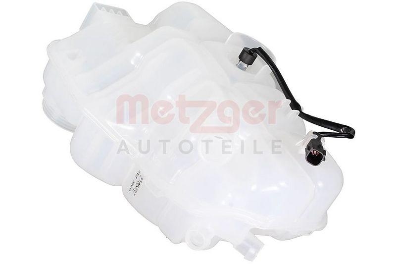 METZGER 2140437 Ausgleichsbehälter, Kühlmittel für VOLVO OHNE DECKEL, MIT SENSOR
