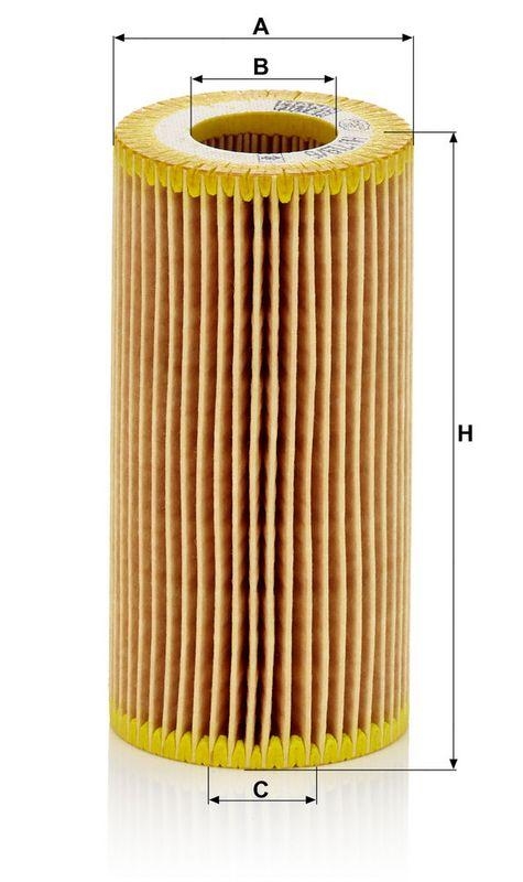 MANN-FILTER HU 719/6 x &Ouml;lfilter f&uuml;r VW