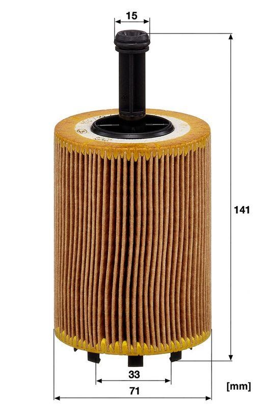MANN-FILTER HU 719/7 x &Ouml;lfilter f&uuml;r VW