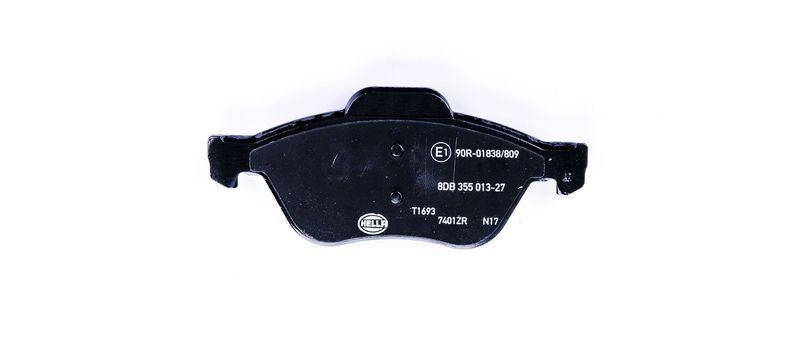 HELLA 8DB 355 013-271 Bremsbelagsatz, Scheibenbremsbelag f&uuml;r RENAULT