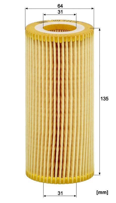 MANN-FILTER HU 721/2 x &Ouml;lfilter f&uuml;r Mercedes-Benz