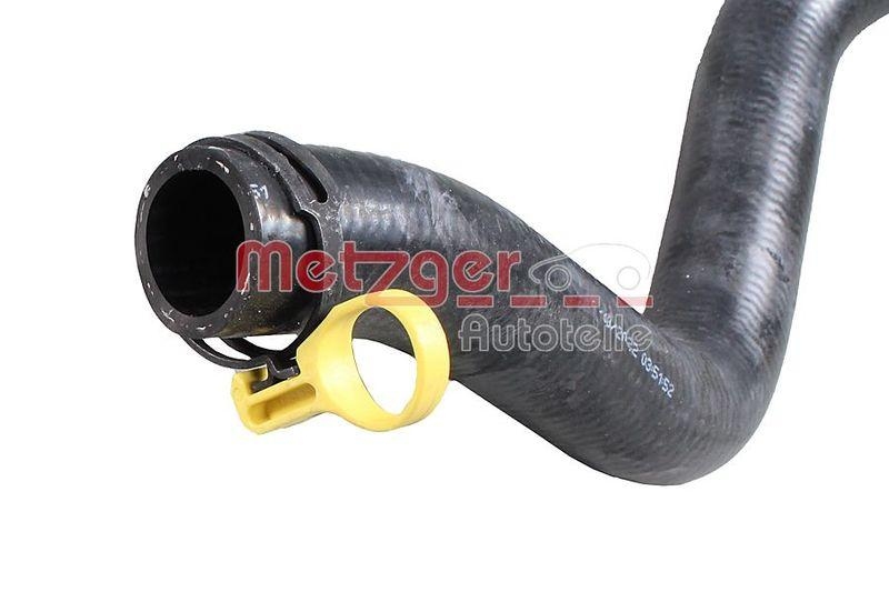 METZGER 2421616 K&uuml;hlerschlauch f&uuml;r CHEVROLET/OPEL links MITTE