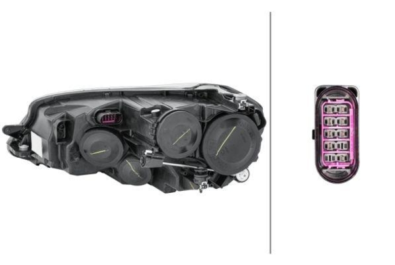 HELLA 1EL 011 956-421 Heckscheinwerfer rechts Halogen VW