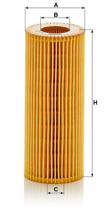 MANN-FILTER HU 722 x &Ouml;lfilter f&uuml;r BMW