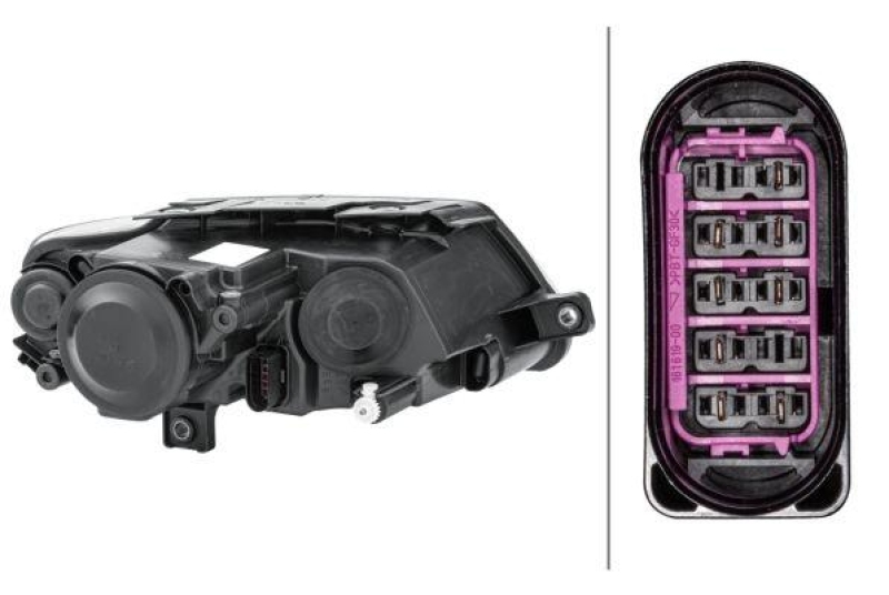 HELLA 1EL 247 014-011 Heckscheinwerfer links Halogen VW