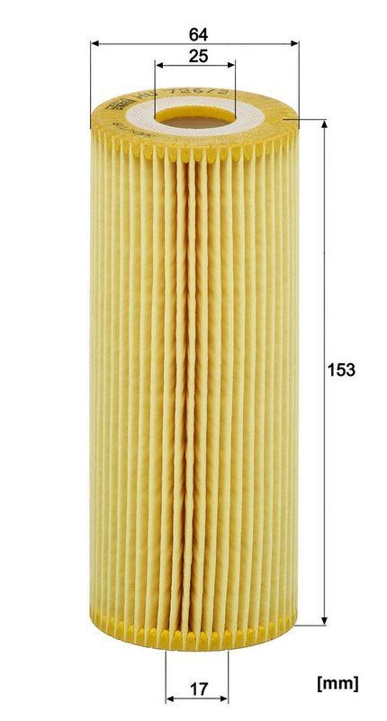 MANN-FILTER HU 726/2 x &Ouml;lfilter f&uuml;r VW