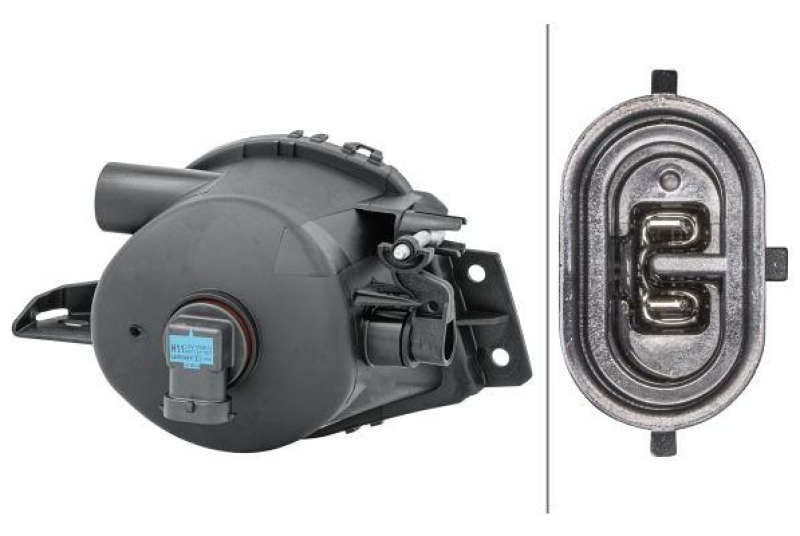 HELLA 1NA 354 992-011 Nebelscheinwerfer links Halogen BMW