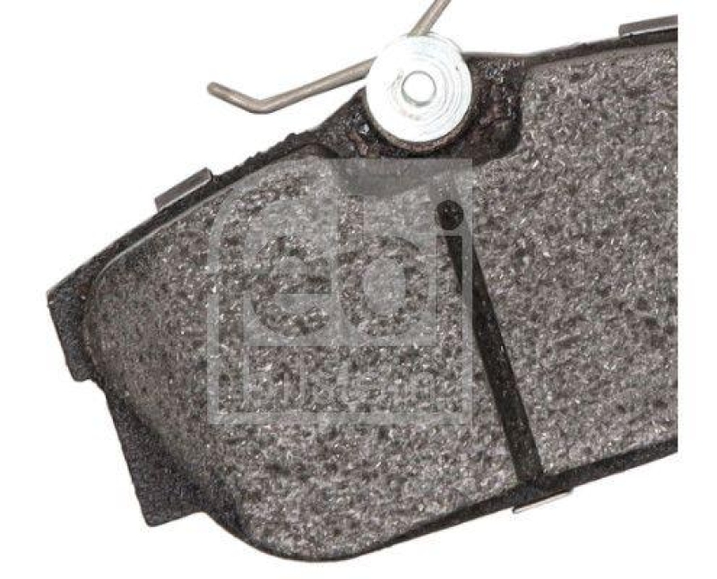 FEBI BILSTEIN 16382 Bremsbelagsatz mit Befestigungsmaterial f&uuml;r VW-Audi