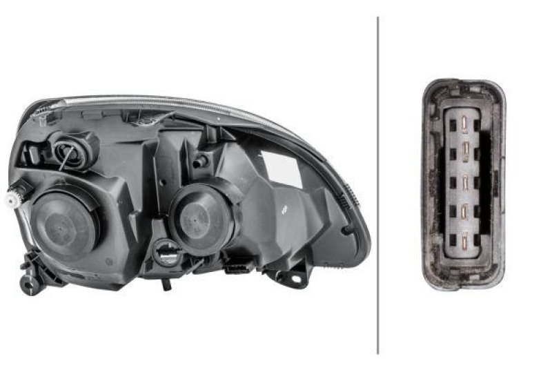 HELLA 1LB 008 461-751 Heckscheinwerfer links Halogen RENAULT