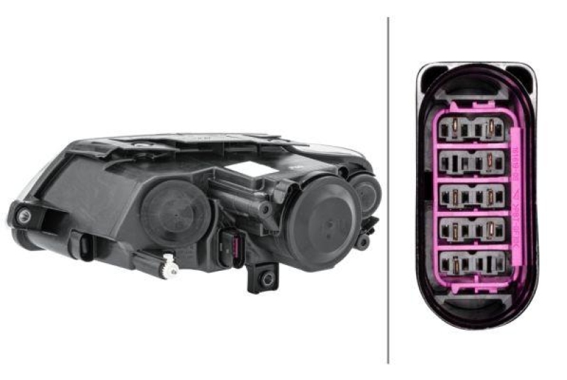 HELLA 1EL 247 014-021 Heckscheinwerfer rechts Halogen VW