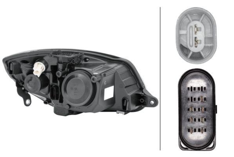 HELLA 1EL 247 025-251 Heckscheinwerfer links Halogen SKODA