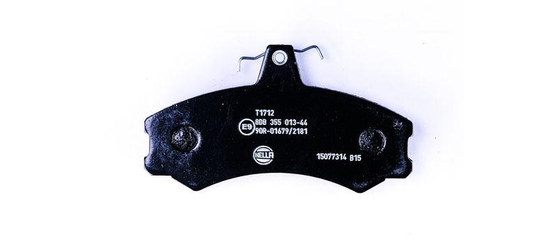 HELLA 8DB 355 013-441 Bremsbelagsatz, Scheibenbremsbelag f&uuml;r IVECO/SANTANA