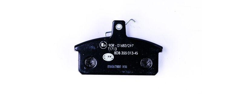 HELLA 8DB 355 013-451 Bremsbelagsatz, Scheibenbremsbelag f&uuml;r SUZUKI/IVECO/SANTANA