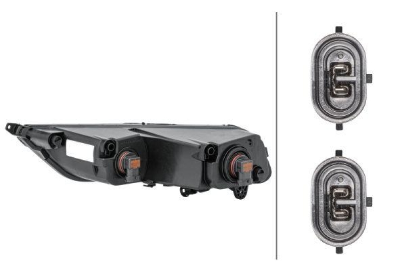 HELLA 1ND 010 545-141 Nebelscheinwerfer rechts Halogen VW