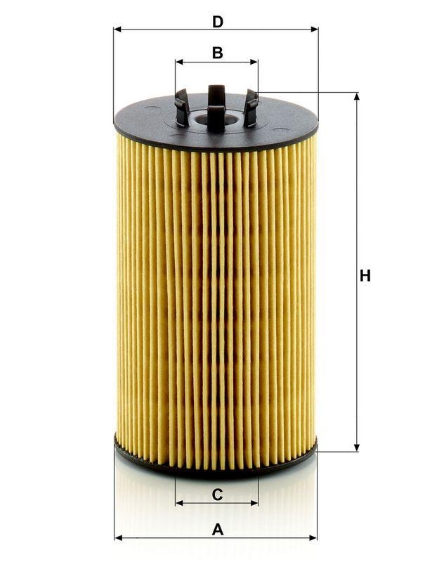 MANN-FILTER HU 8012 z &Ouml;lfilter f&uuml;r Mercedes-Benz