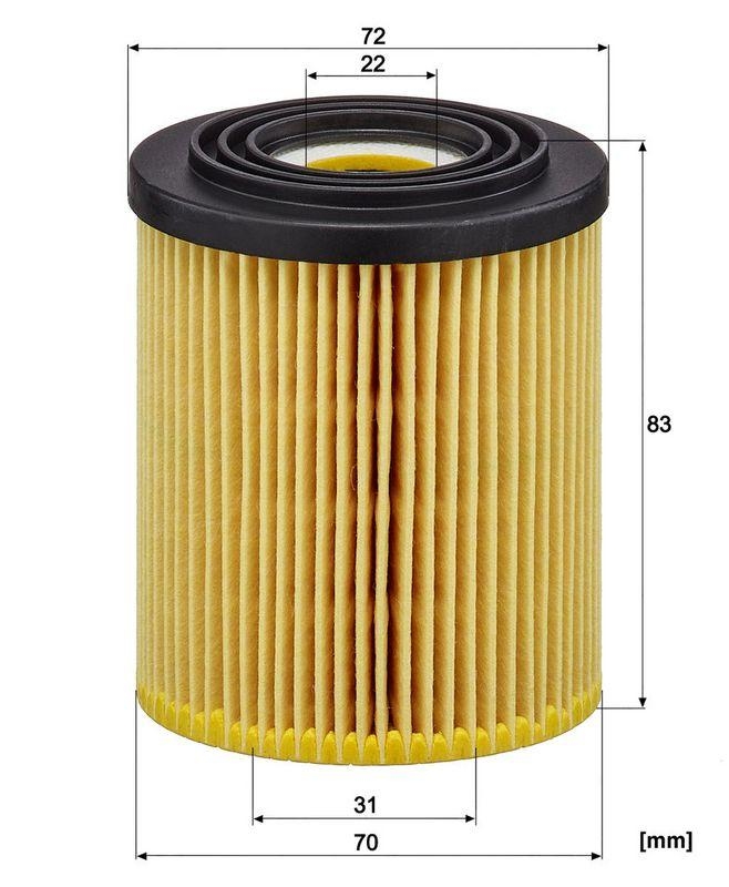 MANN-FILTER HU 816/2 x &Ouml;lfilter f&uuml;r Mini