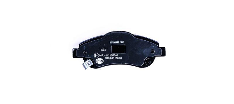 HELLA 8DB 355 013-611 Bremsbelagsatz, Scheibenbremsbelag f&uuml;r HONDA