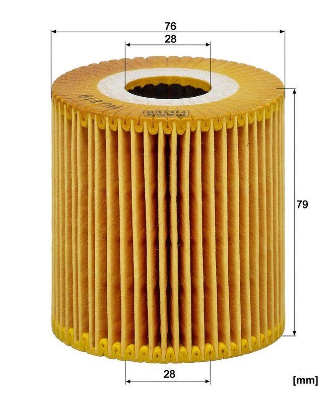 MANN-FILTER HU 819 x &Ouml;lfilter f&uuml;r Volvo