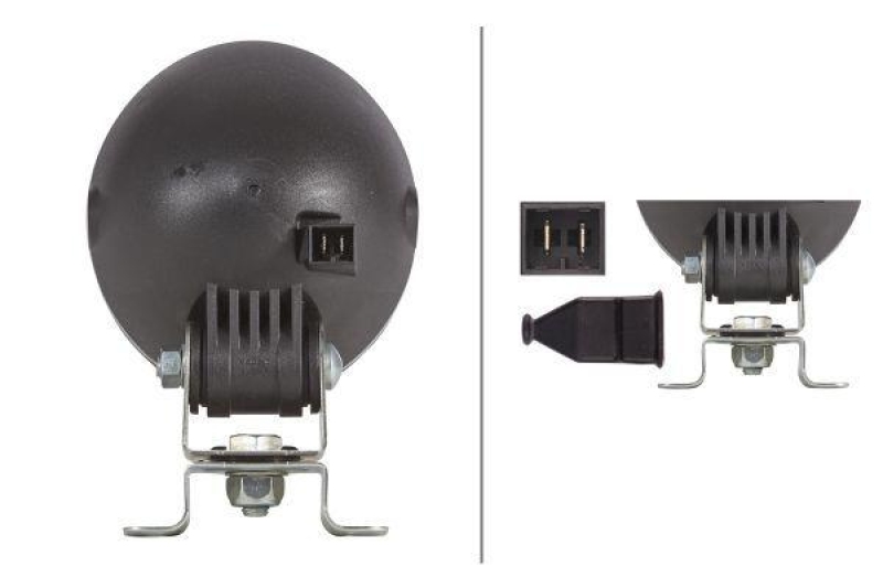 HELLA 1GM 996 134-081 AScheinwerfer Mega Beam Halogen