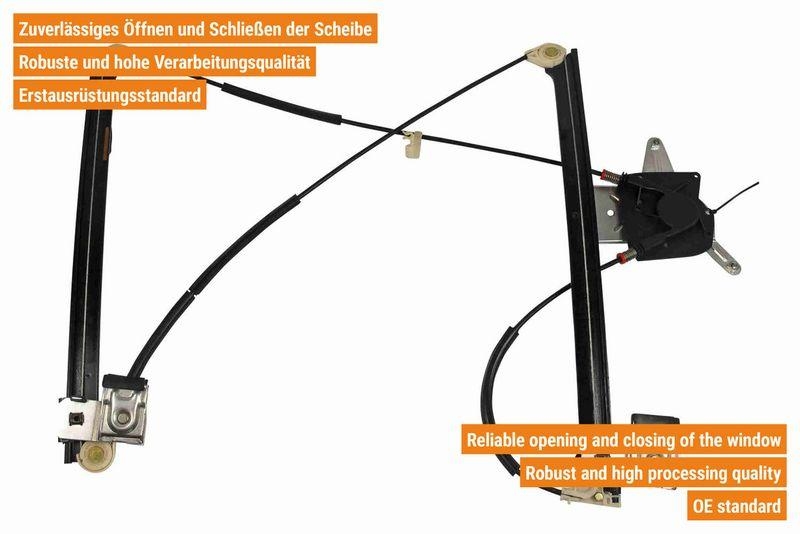 VAICO V10-2336 Fensterheber elektrisch vorne rechts f&uuml;r VW
