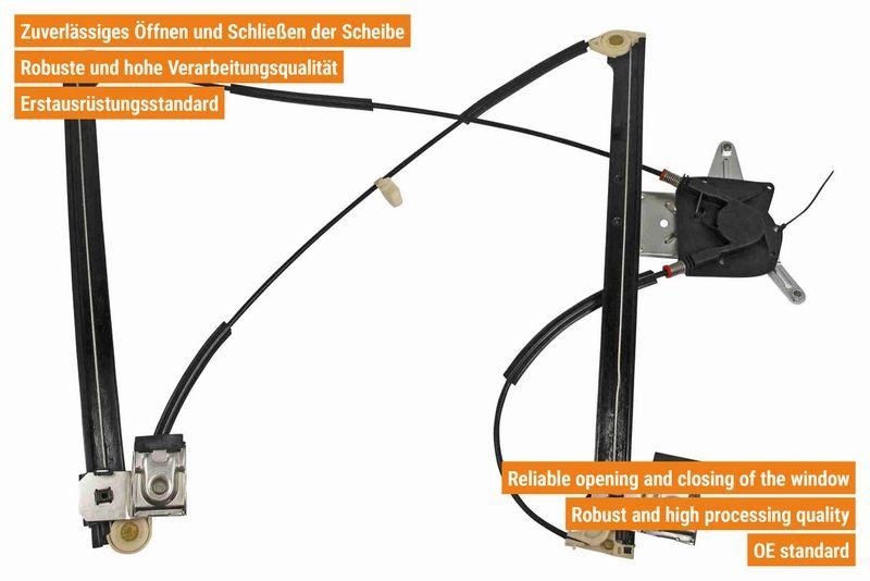 VAICO V10-2338 Fensterheber elektrisch vorne rechts f&uuml;r VW