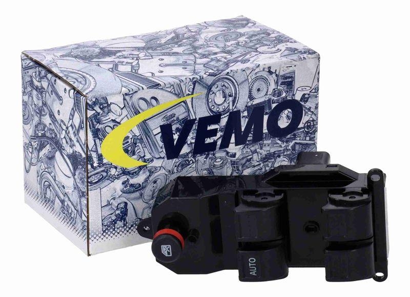 VEMO V26-73-0047 Schalter, Fensterheber schwarz, Fahrerseitig f&uuml;r HONDA