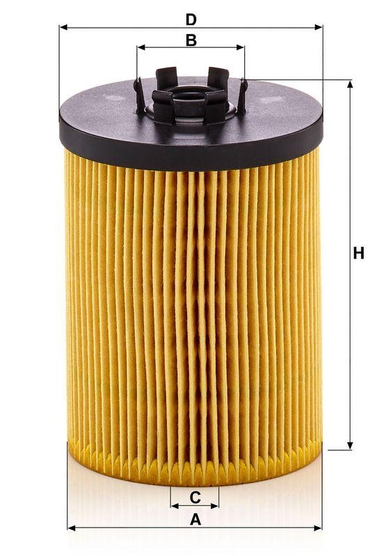 MANN-FILTER HU 823 x &Ouml;lfilter f&uuml;r BMW