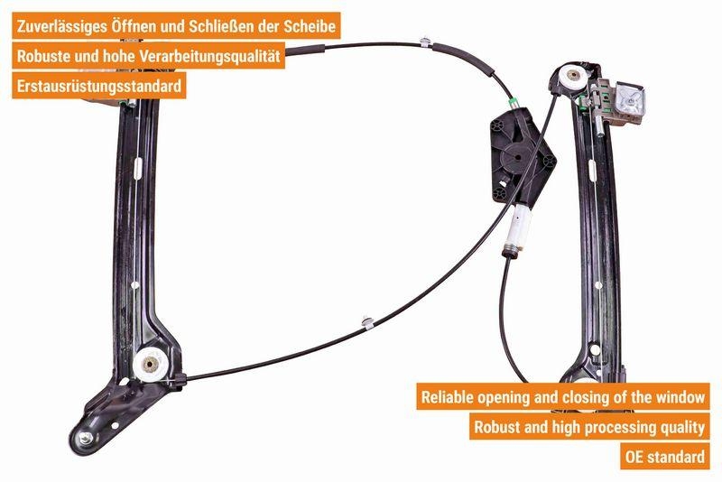 VAICO V10-8741 Fensterheber elektrisch vorne rechts f&uuml;r VW