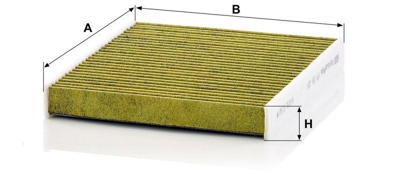 MANN-FILTER FP 26 021 Innenraumluftfilter f&uuml;r VW