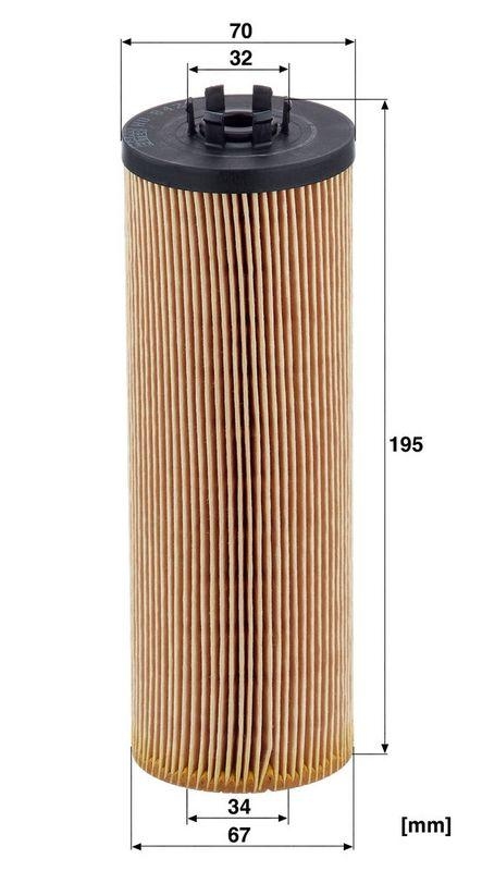 MANN-FILTER HU 842 x &Ouml;lfilter f&uuml;r VW