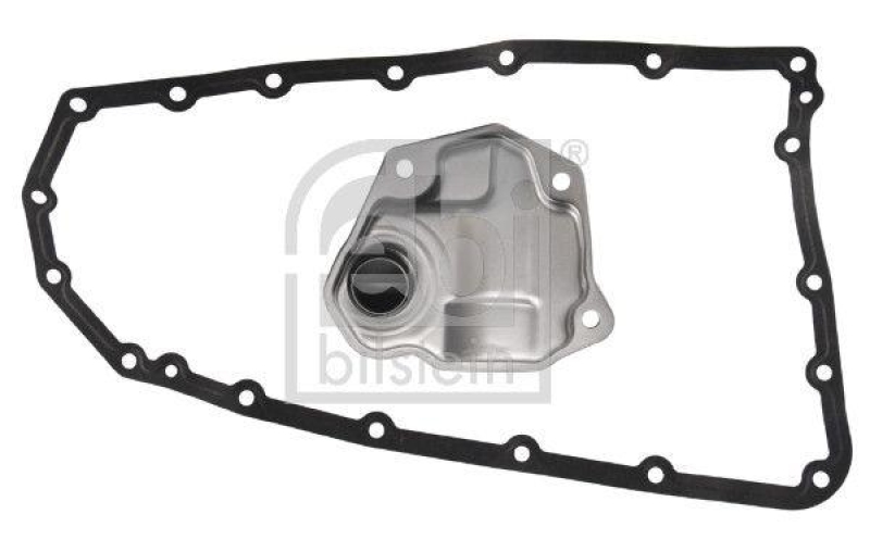 FEBI BILSTEIN 184209 Getriebeölfiltersatz für Automatikgetriebe, mit Ölwannendichtung und Dichtring für NISSAN