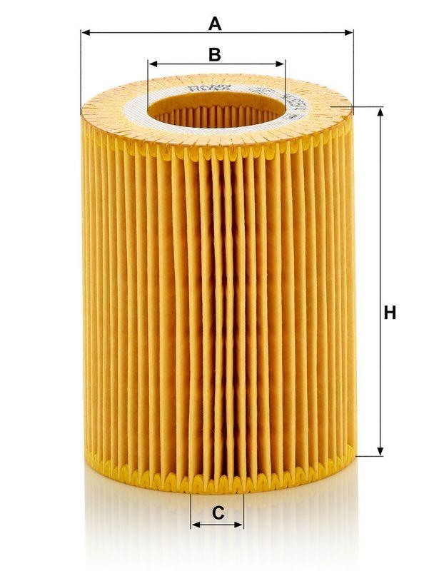 MANN-FILTER HU 925/4 y &Ouml;lfilter f&uuml;r Volvo