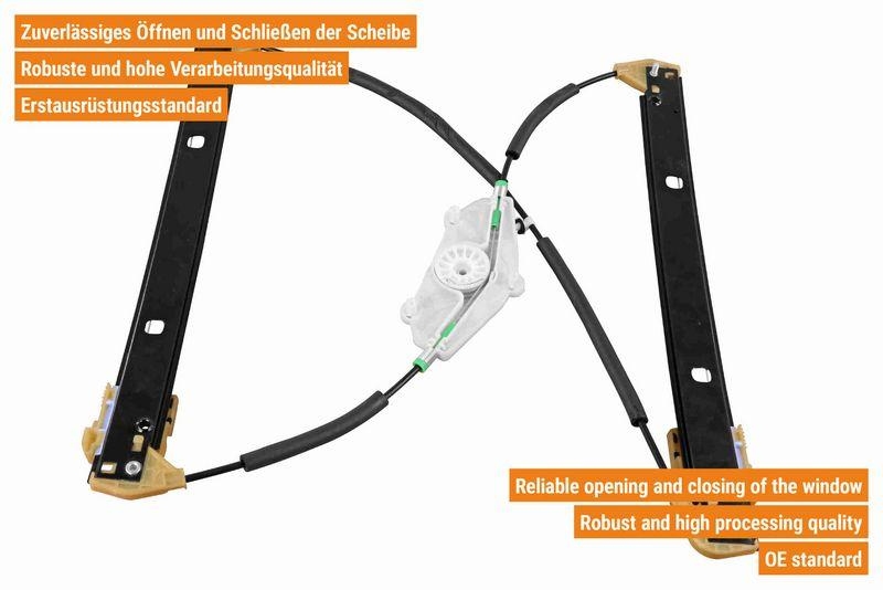 VAICO V10-8752 Fensterheber elektrisch hinten links f&uuml;r VW