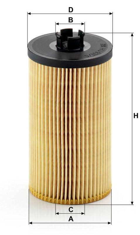 MANN-FILTER HU 931/5 x &Ouml;lfilter f&uuml;r Mercedes-Benz