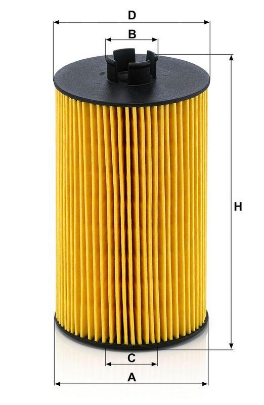 MANN-FILTER HU 931/7 x &Ouml;lfilter f&uuml;r Deutz/Fahr/KHD
